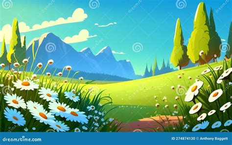 Cartoon Meadow Images .